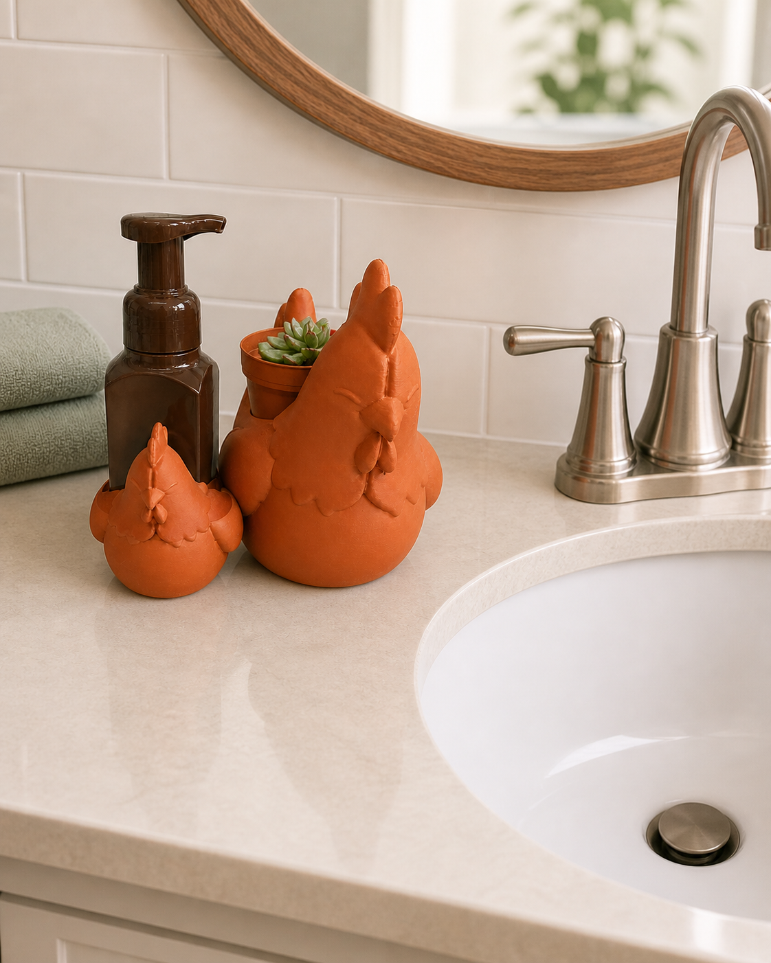 Chicken Planter and Soap Holder Bundle - Winsome Farm