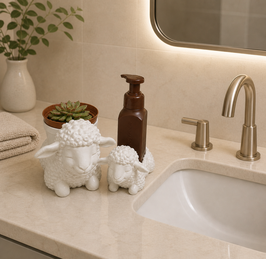 Sheep Planter and Soap Holder Bundle - Winsome Farm