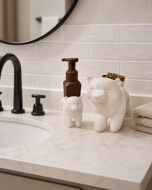Bear Planter and Soap Holder Bundle - Winsome Wildlife