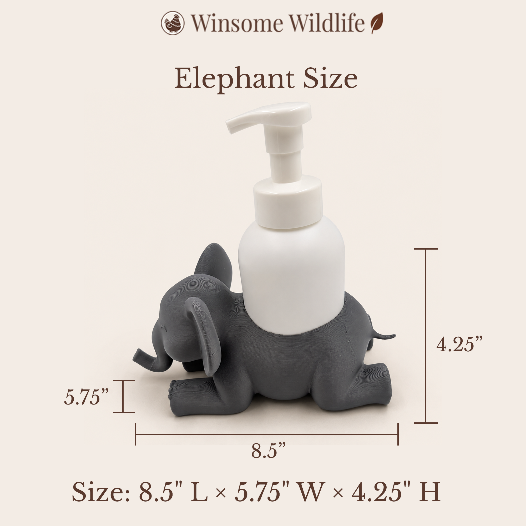 Elephant Universal Soap Holder - Winsome Wildlife