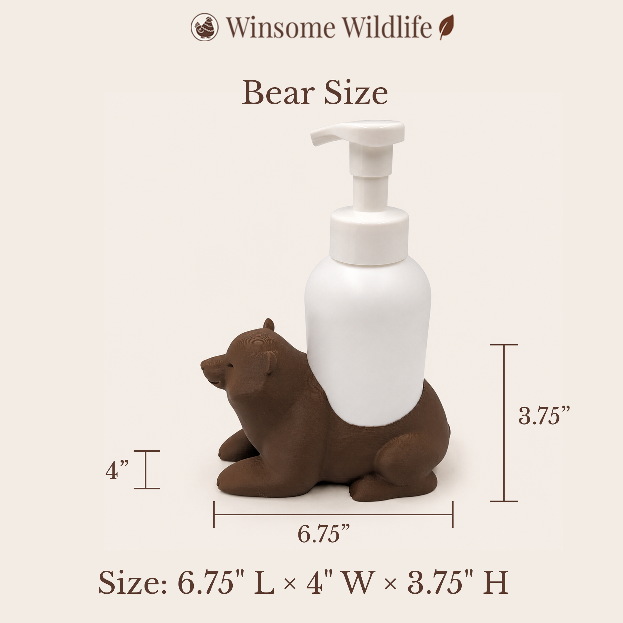 Bear Universal Soap Holder - Winsome Wildlife