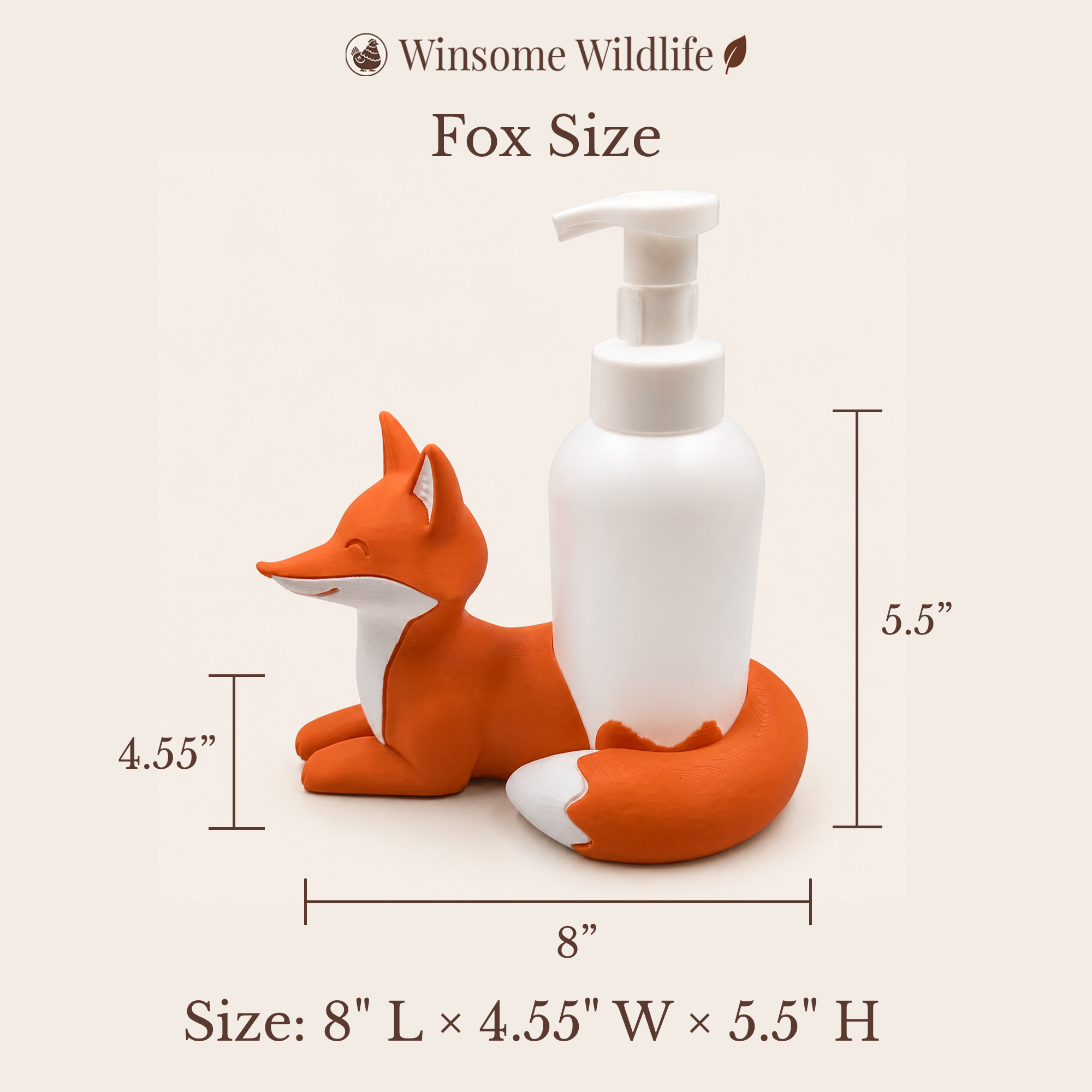 Fox Universal Soap Holder - Winsome Wildlife