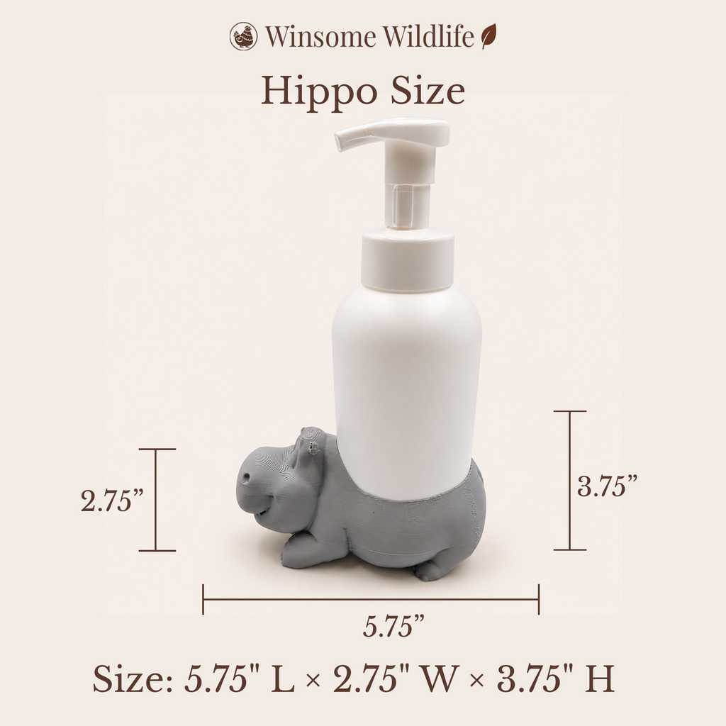 Hippo Universal Soap Holder - Winsome Wildlife