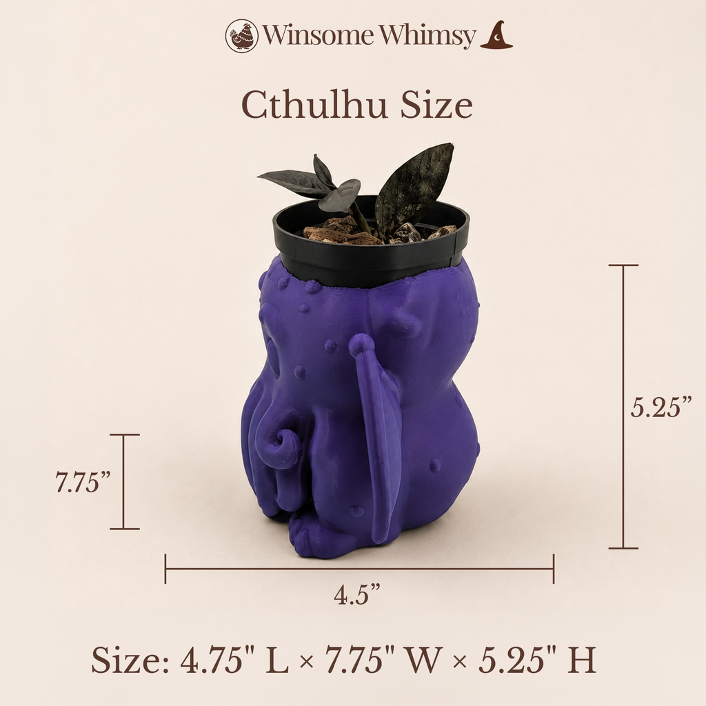 Cthulhu Planter - Winsome Whimsy Fantasy Planter