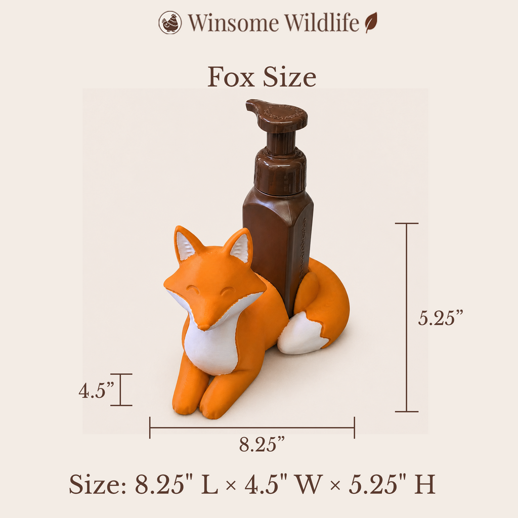 Fox Soap Holder - Bath & Body Works Holder - Winsome Wildlife