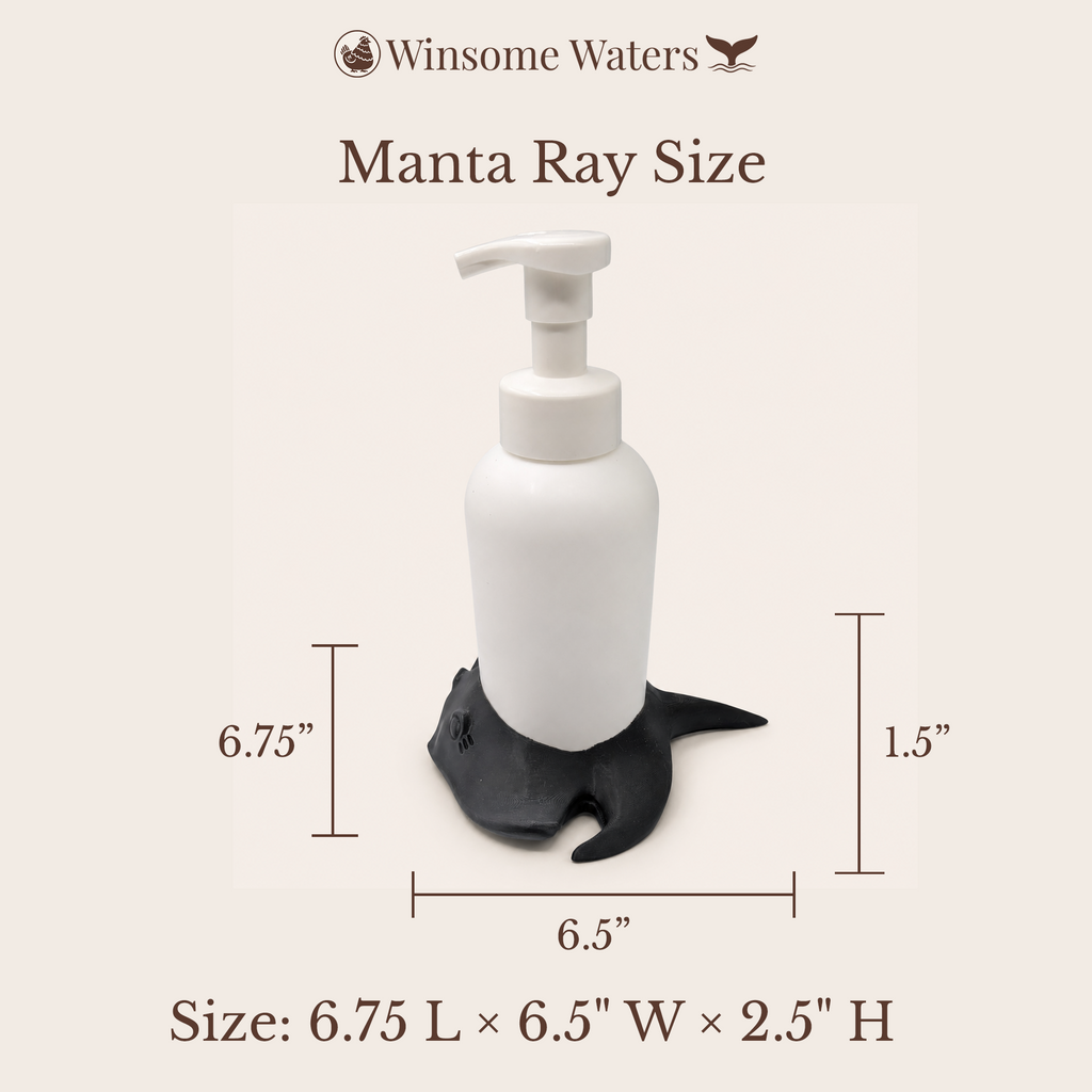 Manta Ray Universal Soap Holder - Winsome Waters