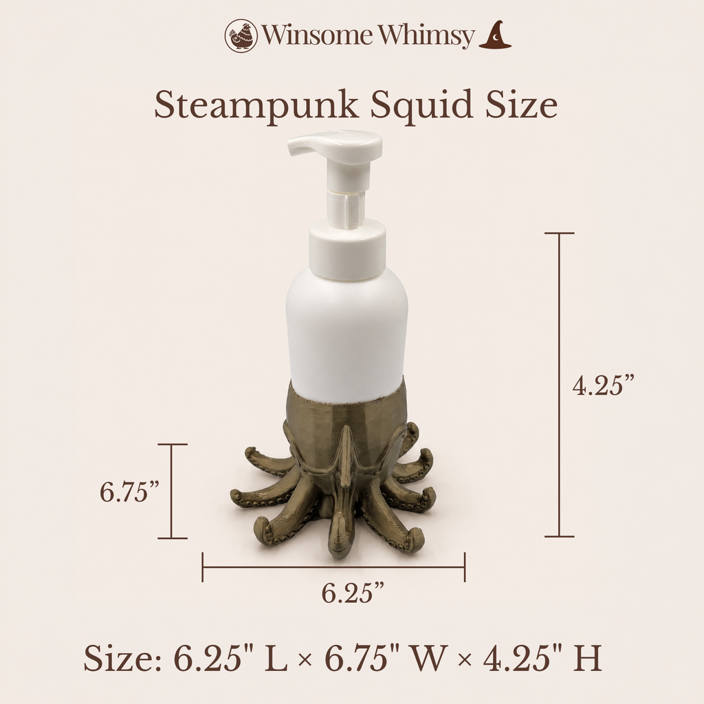 Steampunk Squid Universal Soap Holder - Winsome Whimsy