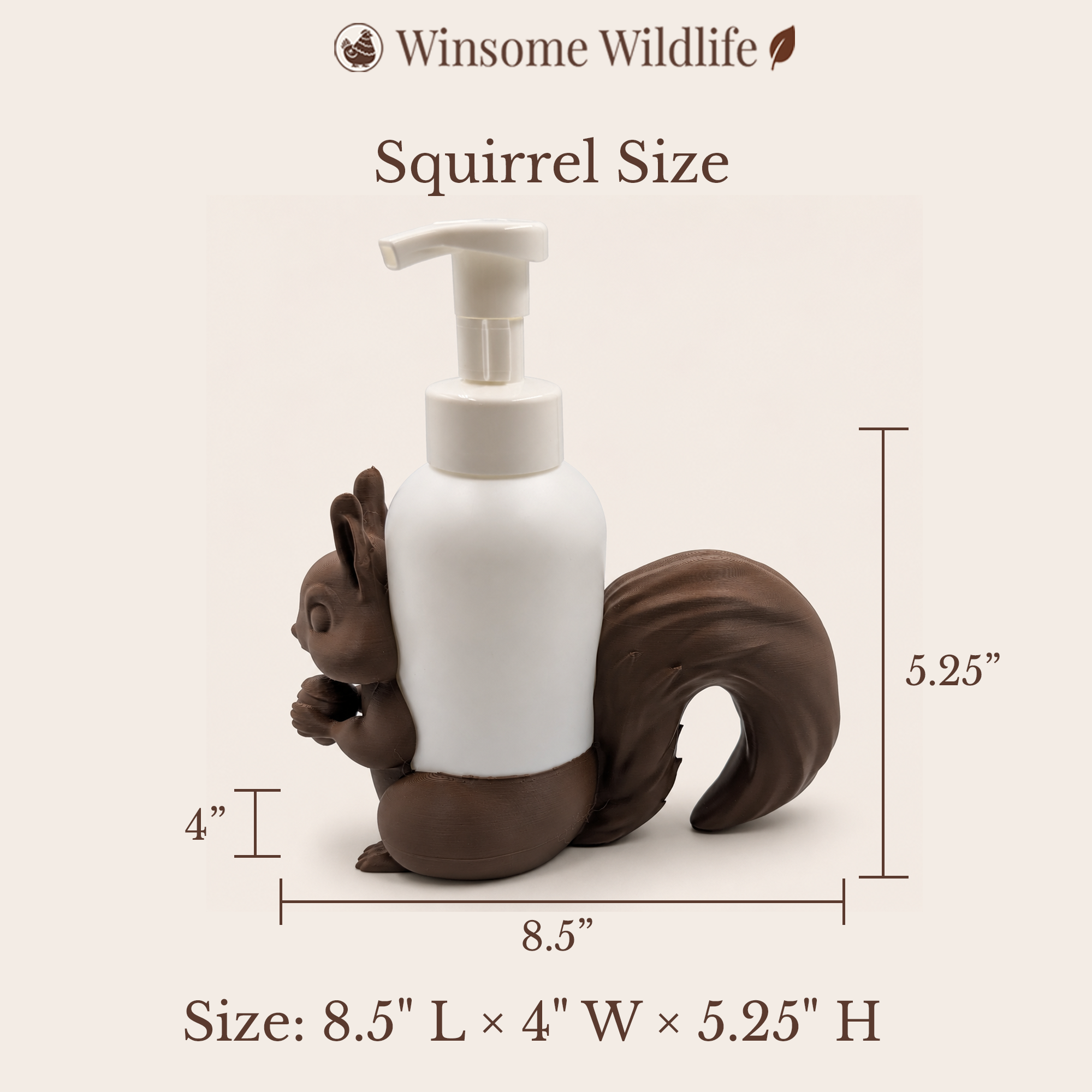 Squirrel Universal Soap Holder - Winsome Wildlife