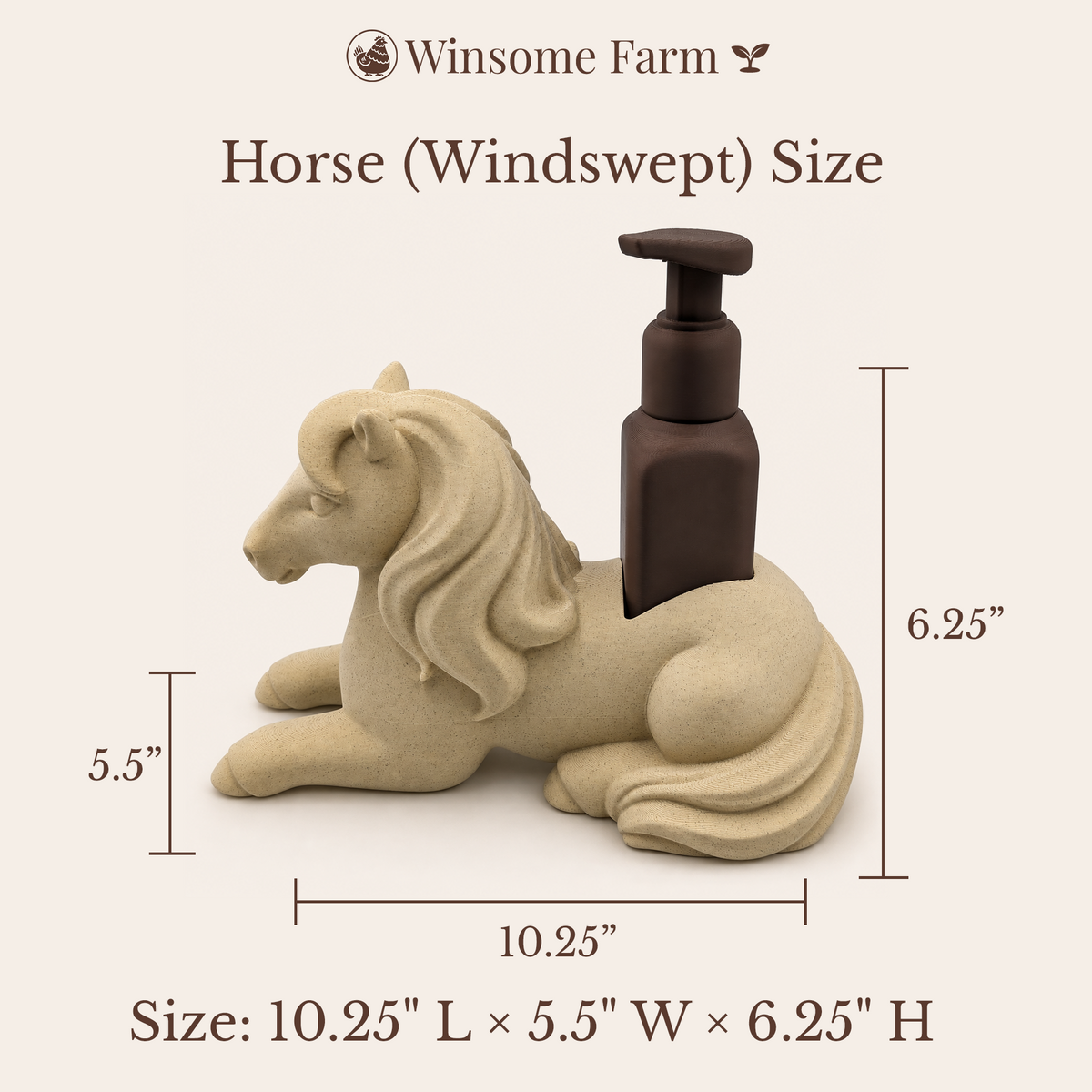 Windswept Horse Bath & Body Works Foaming Soap Holder