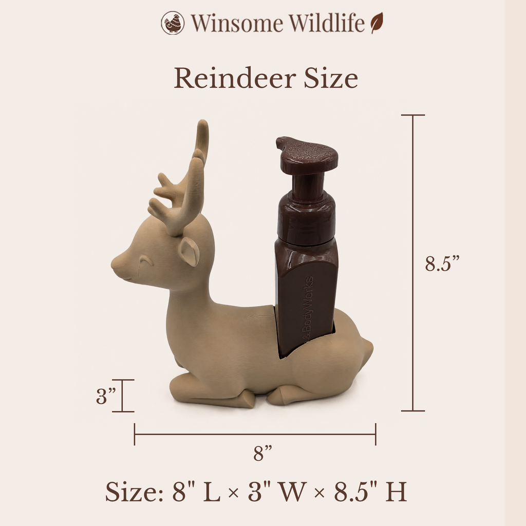 Reindeer Soap Holder - Bath & Body Works Holder - Winsome Wildlife