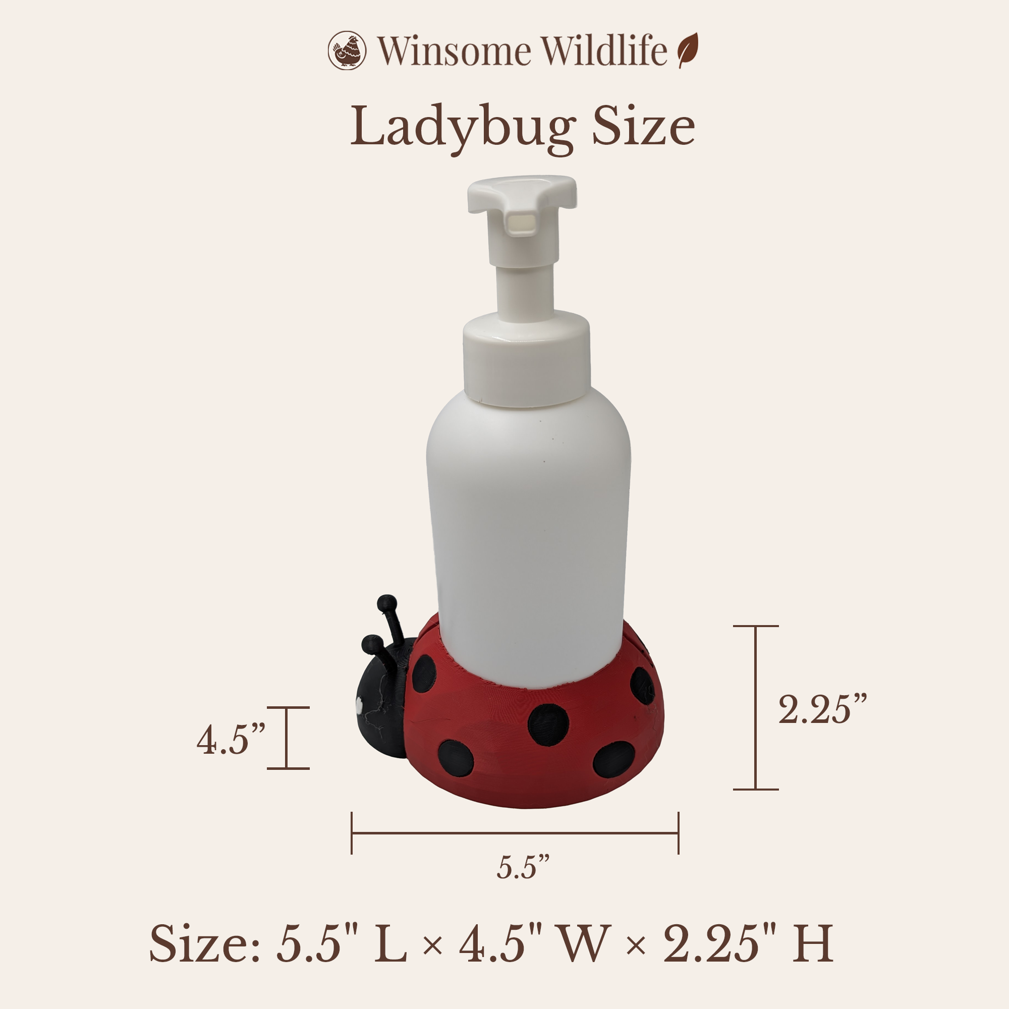 Ladybug Universal Soap Holder - Winsome Wildlife