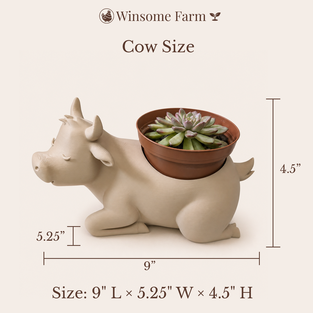 Cow Planter - Winsome Farm