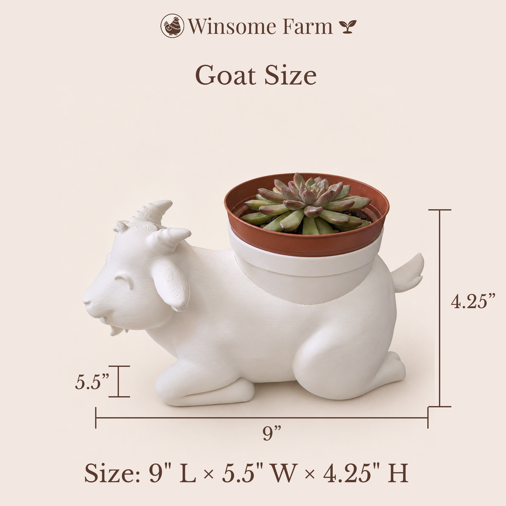 Goat Planter - Winsome Farm