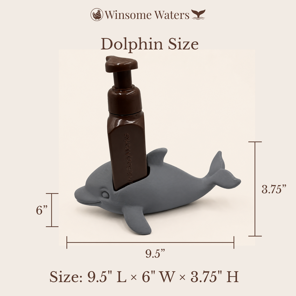Dolphin - Winsome Waters Soap Dispenser Holder