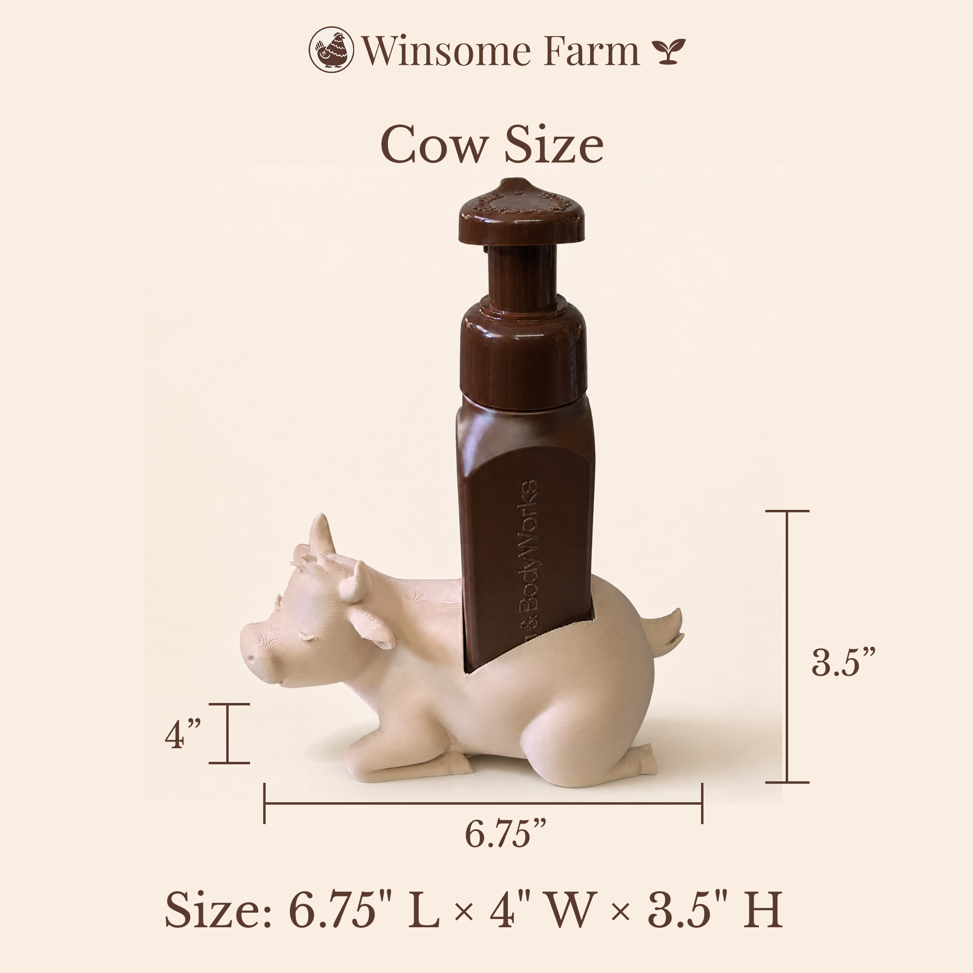 Cow Soap Holder - Bath & Body Works Holder - Winsome Farm