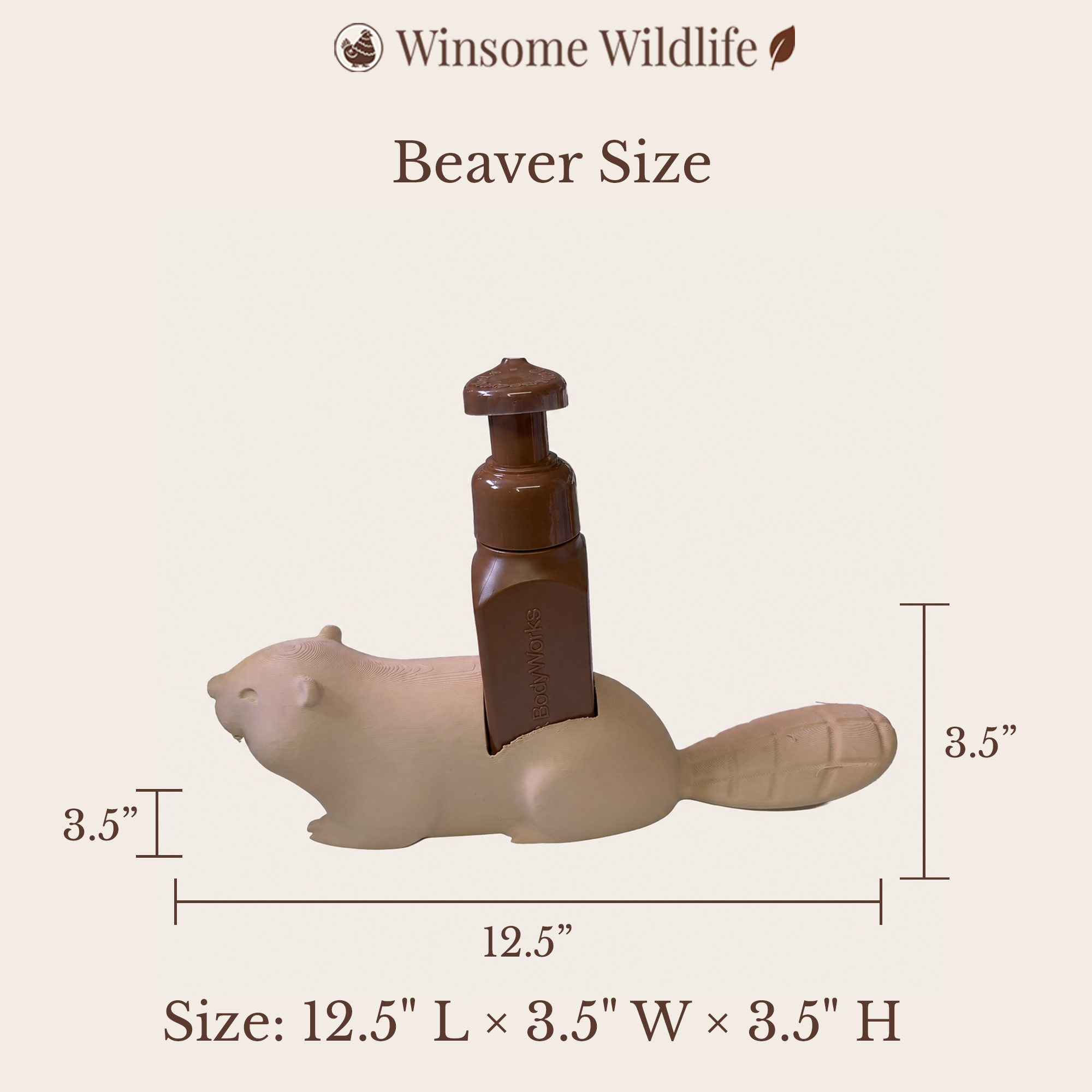 Beaver Soap Holder - Bath & Body Works Holder - Winsome Wildlife