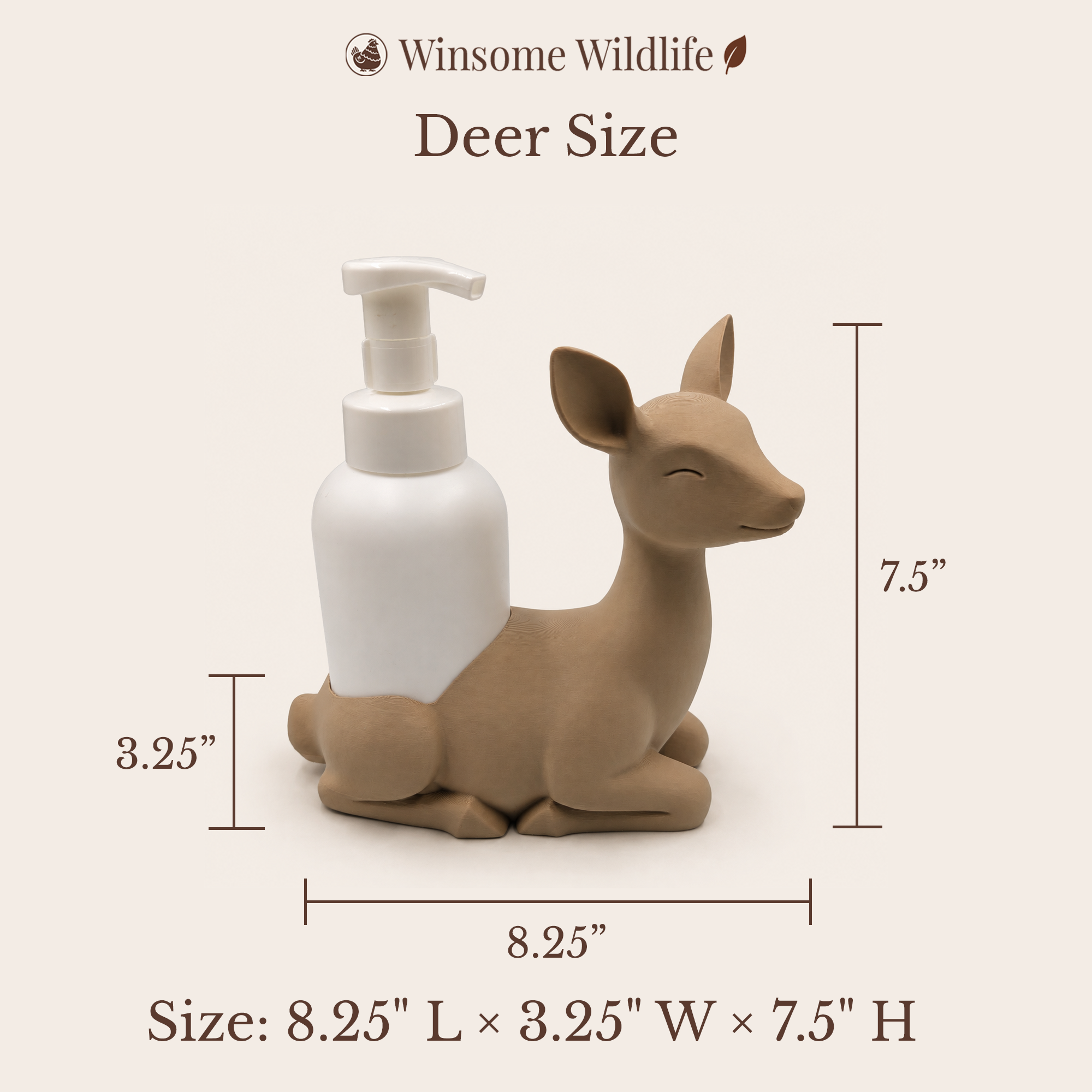 Deer Universal Soap Holder - Winsome Wildlife