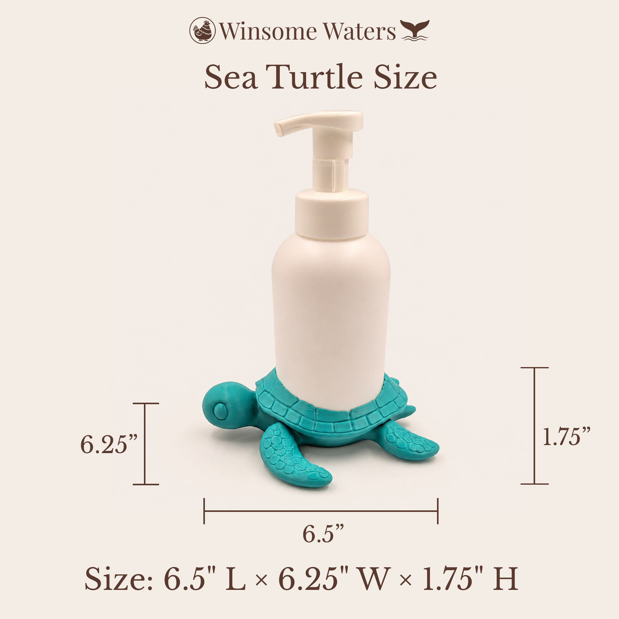 Sea Turtle Universal Soap Holder - Winsome Waters