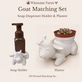 Goat Planter and Soap Holder Bundle - Winsome Farm