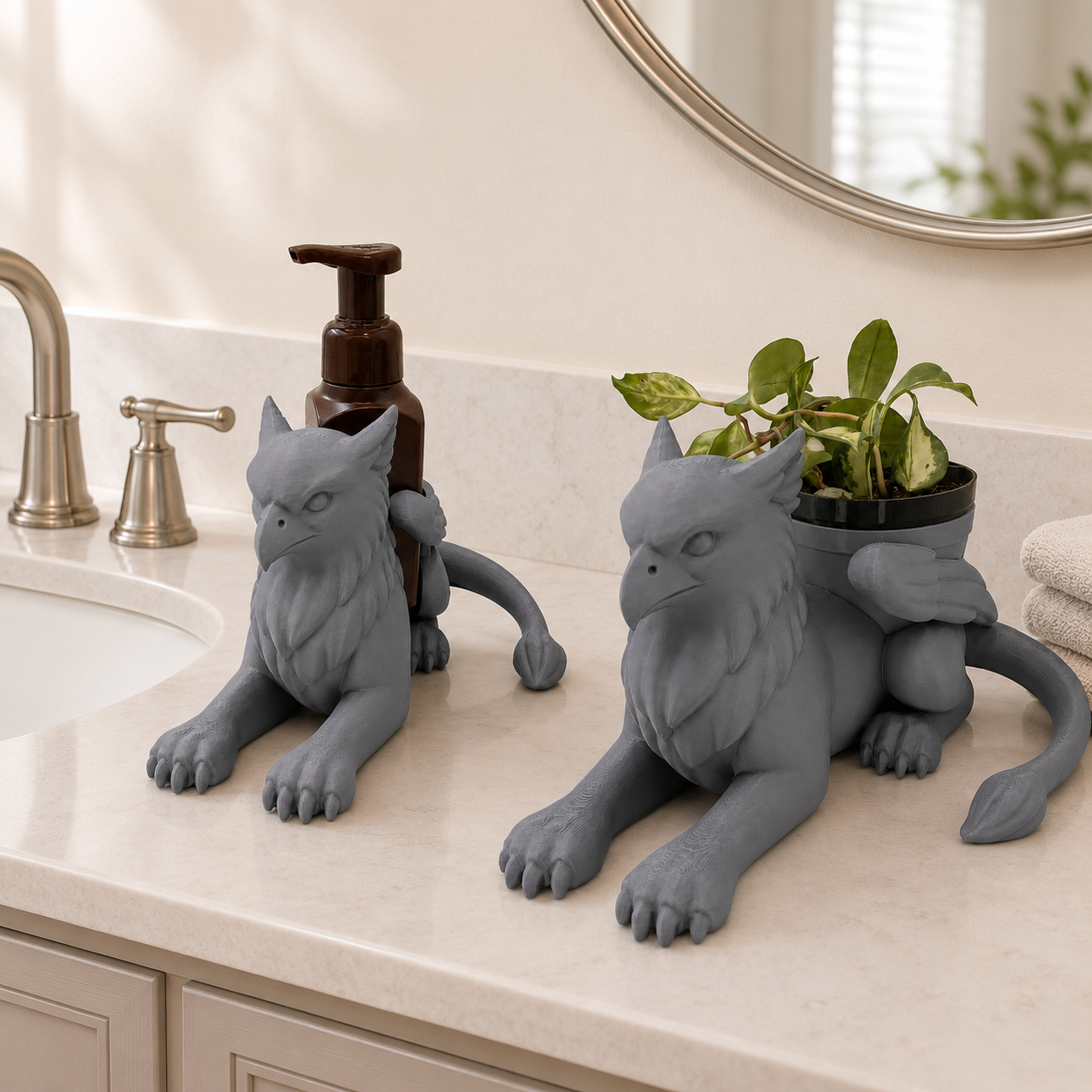Griffin Planter and Soap Holder Bundle - Winsome Whimsy
