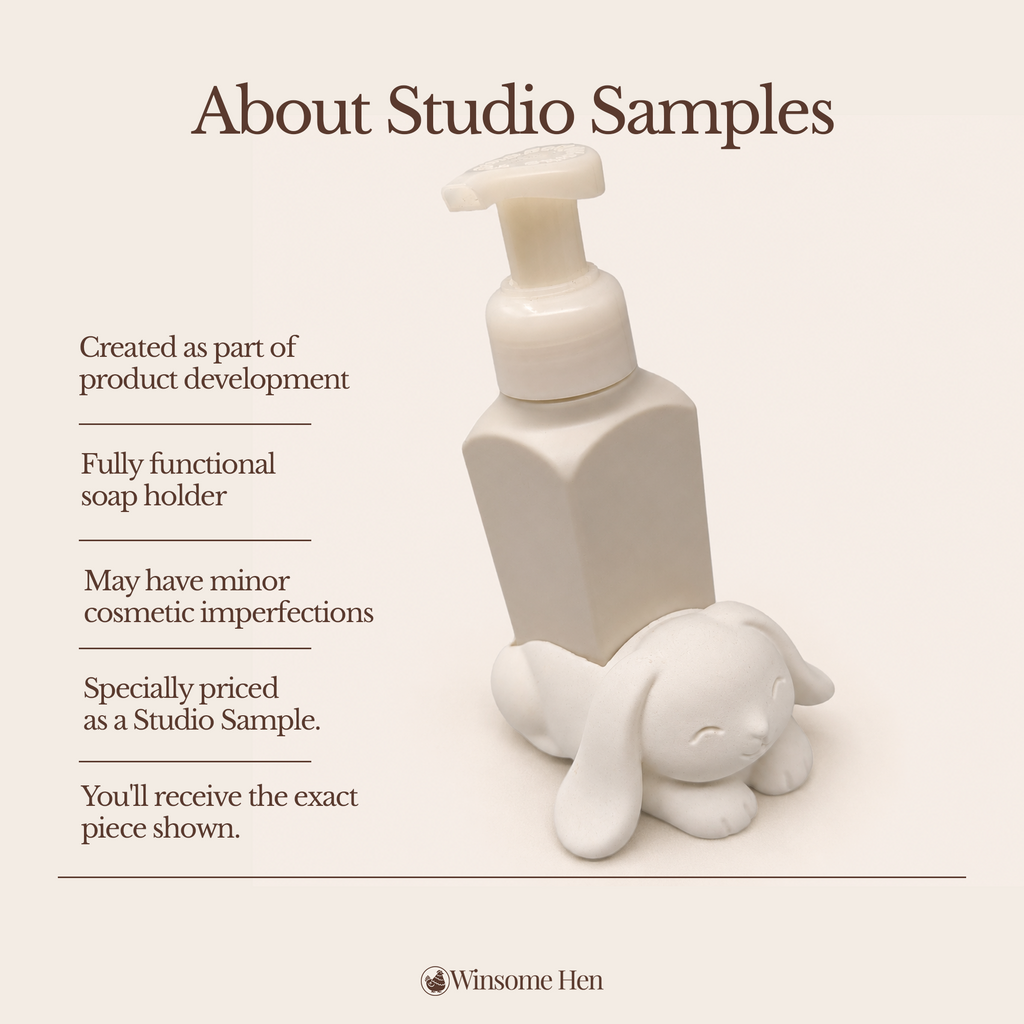 Bunny Soap Holder - Winsome Wildlife - Studio Sample
