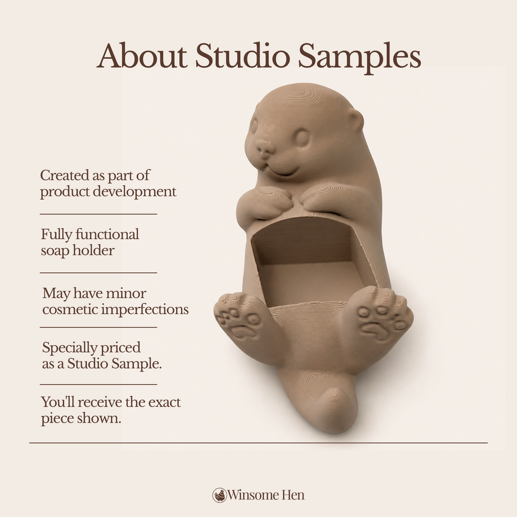 Otter Soap Holder - Winsome Waters - Studio Sample