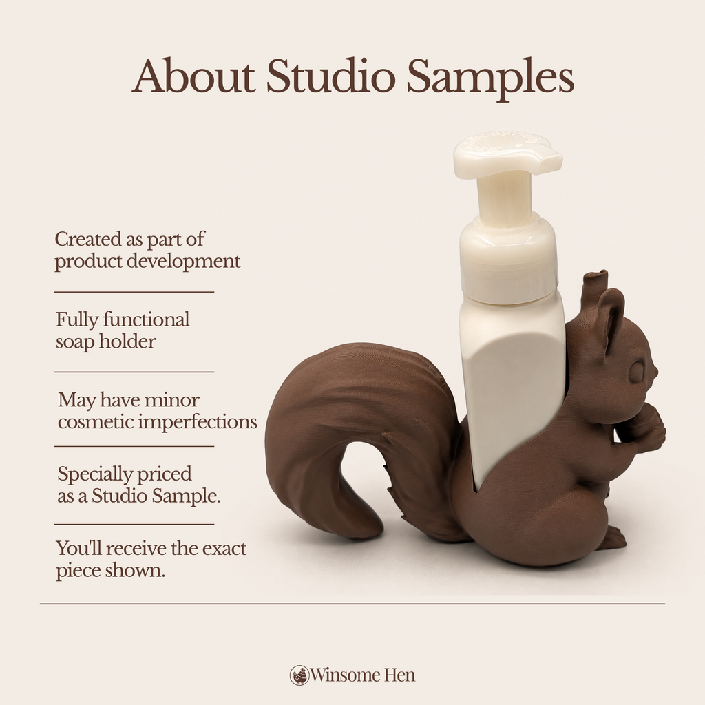 Squirrel Soap Holder - Winsome Wildlife - Studio Sample