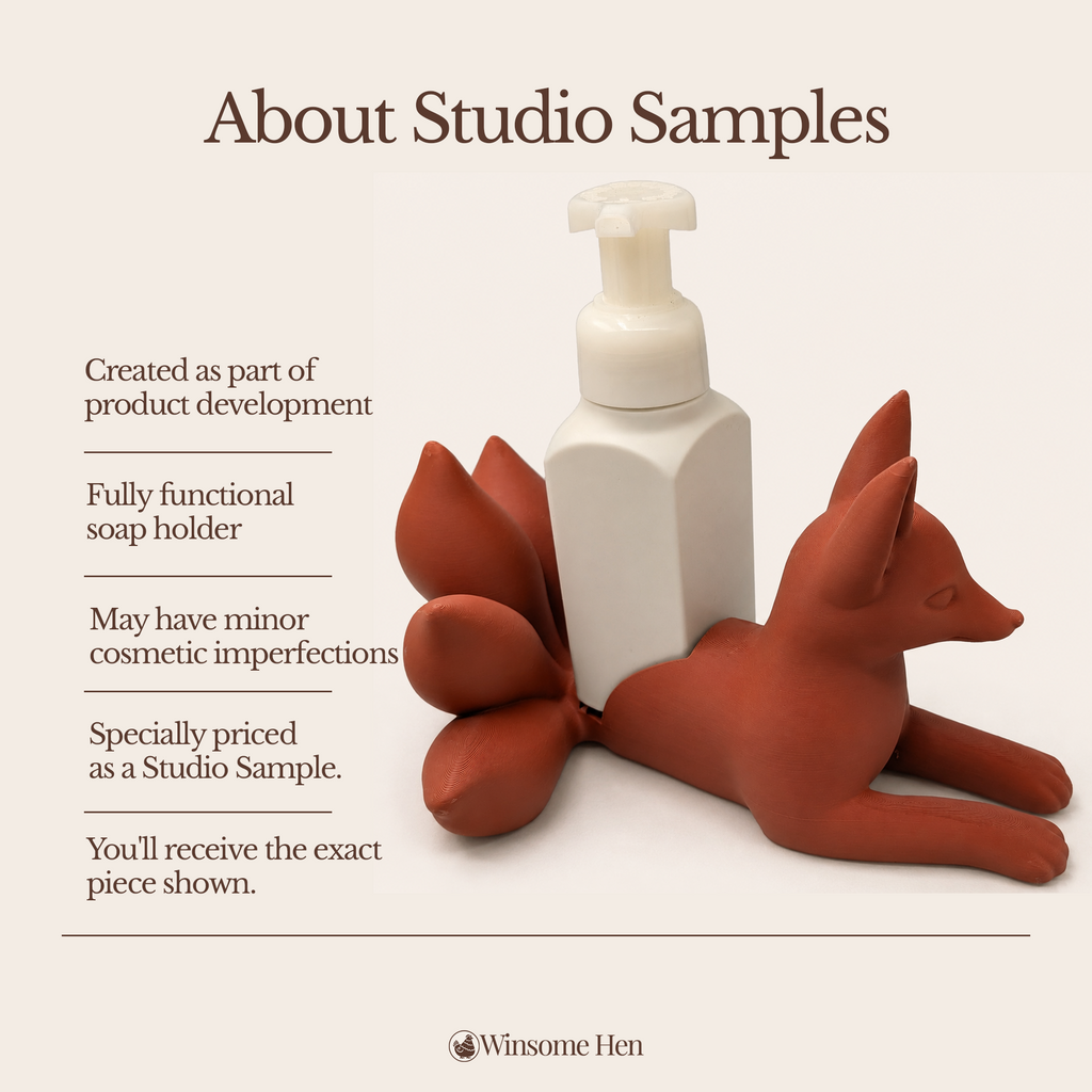 Kitsune Soap Holder - Winsome Whimsy - Studio Sample