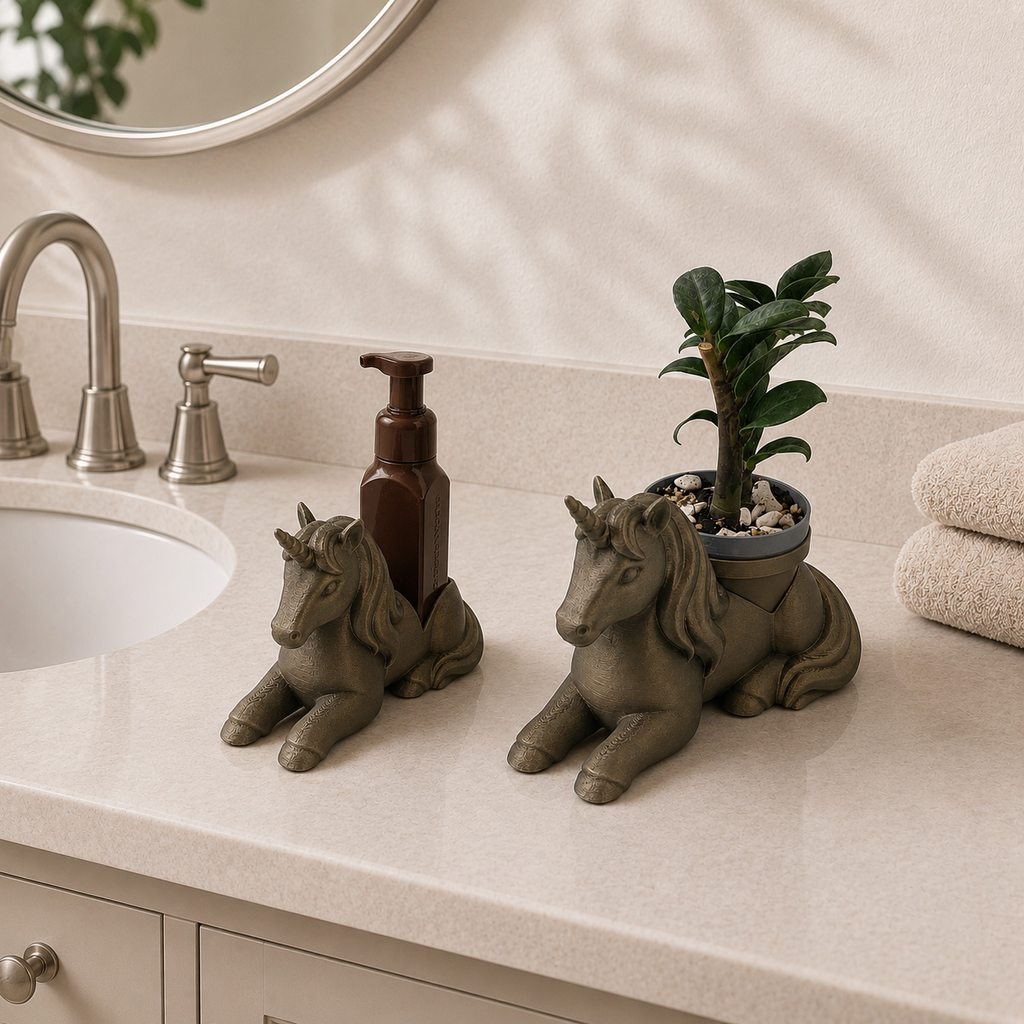 Unicorn Planter and Soap Holder Bundle - Winsome Whimsy