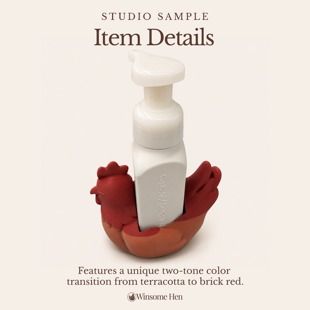 Chicken Soap Holder - Winsome Farm - Studio Sample
