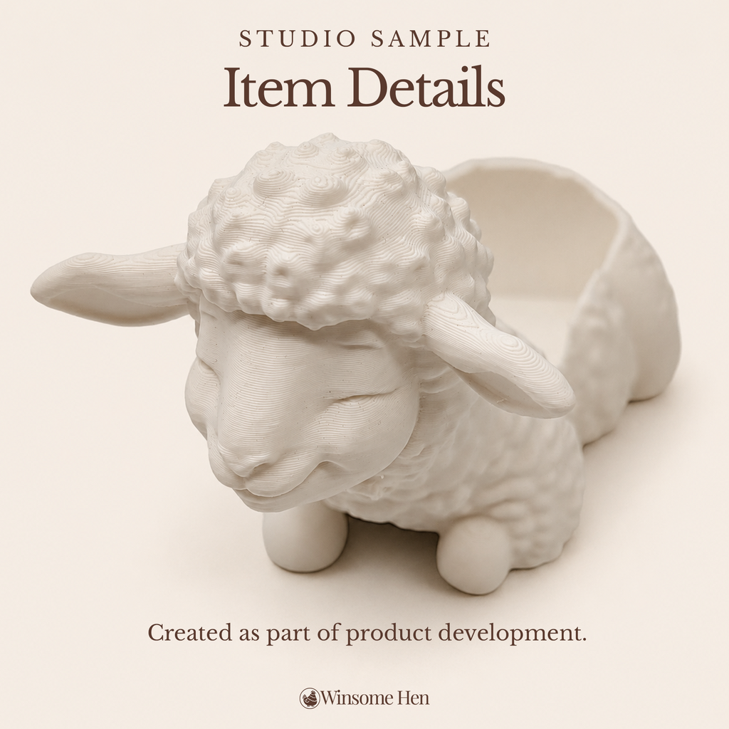 Sheep Soap Holder - Winsome Farm - Studio Sample