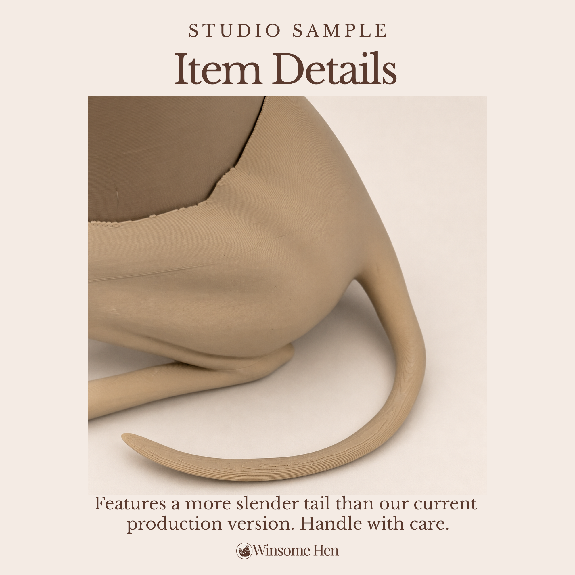 Pharaoh Hound Planter - Winsome Wags - Studio Sample