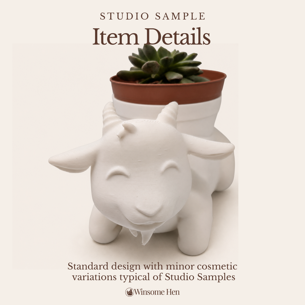 Goat Planter - Winsome Farm - Studio Sample