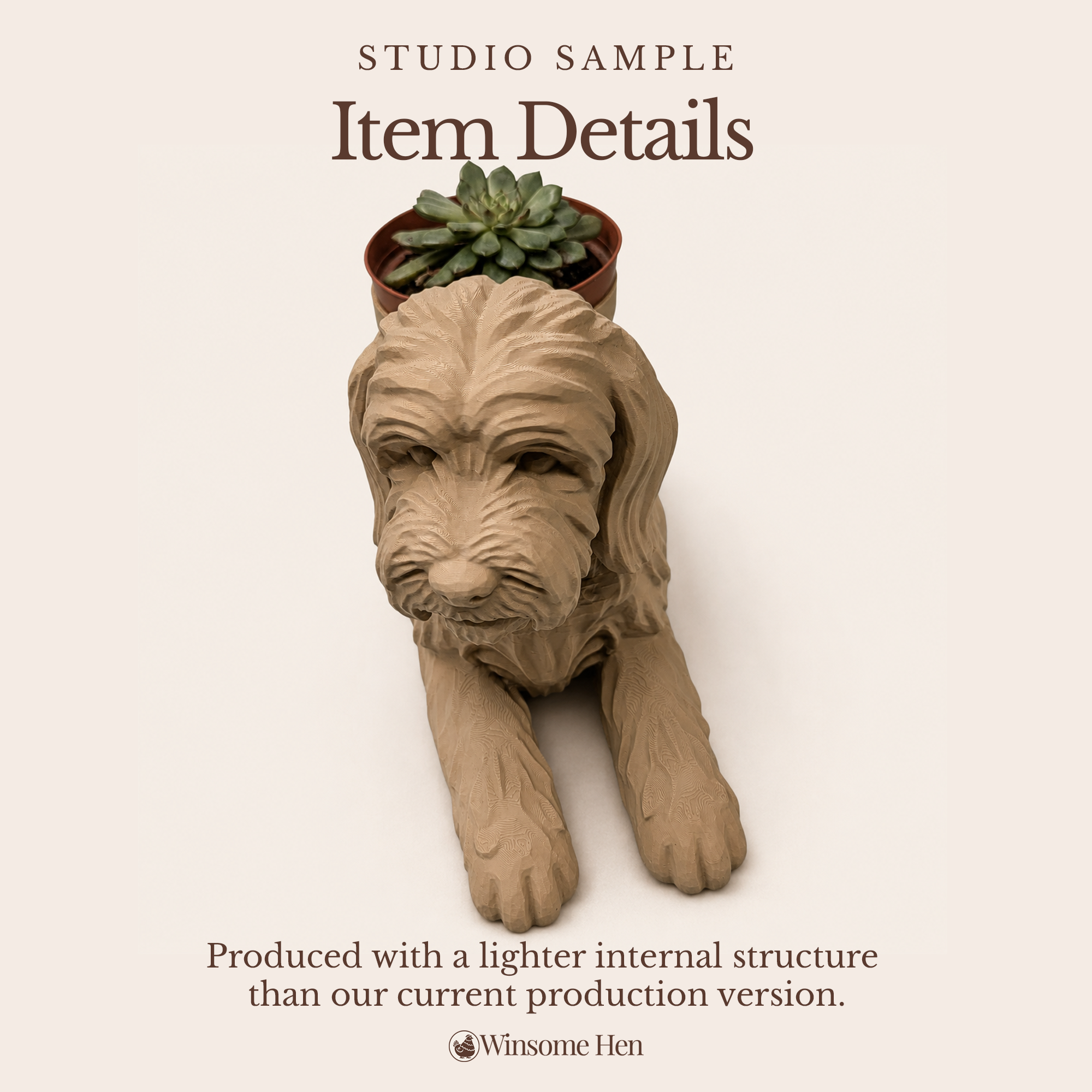 Doodle Planter - Winsome Wags - Studio Sample