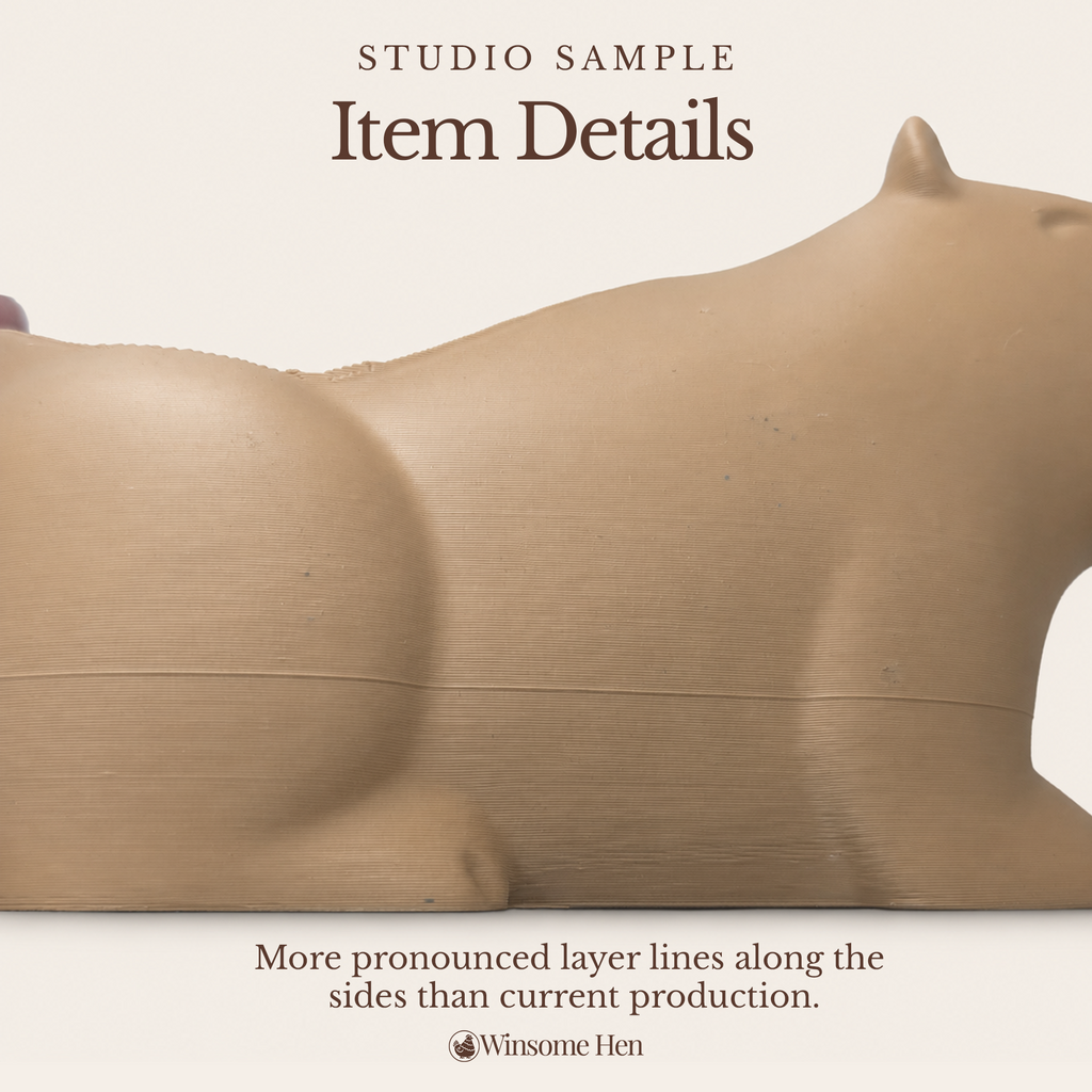 Capybara Planter - Winsome Wildlife - Studio Sample