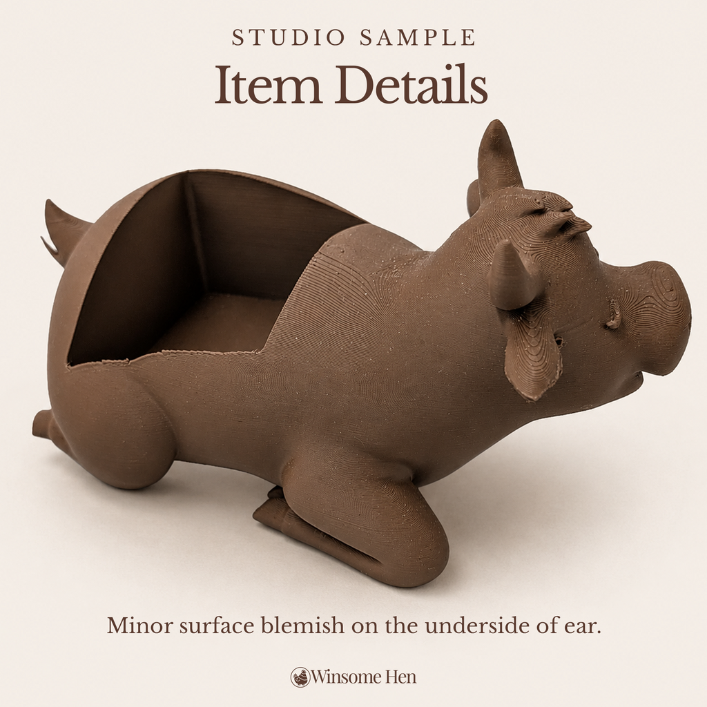 Cow Soap Holder - Winsome Farm - Studio Sample