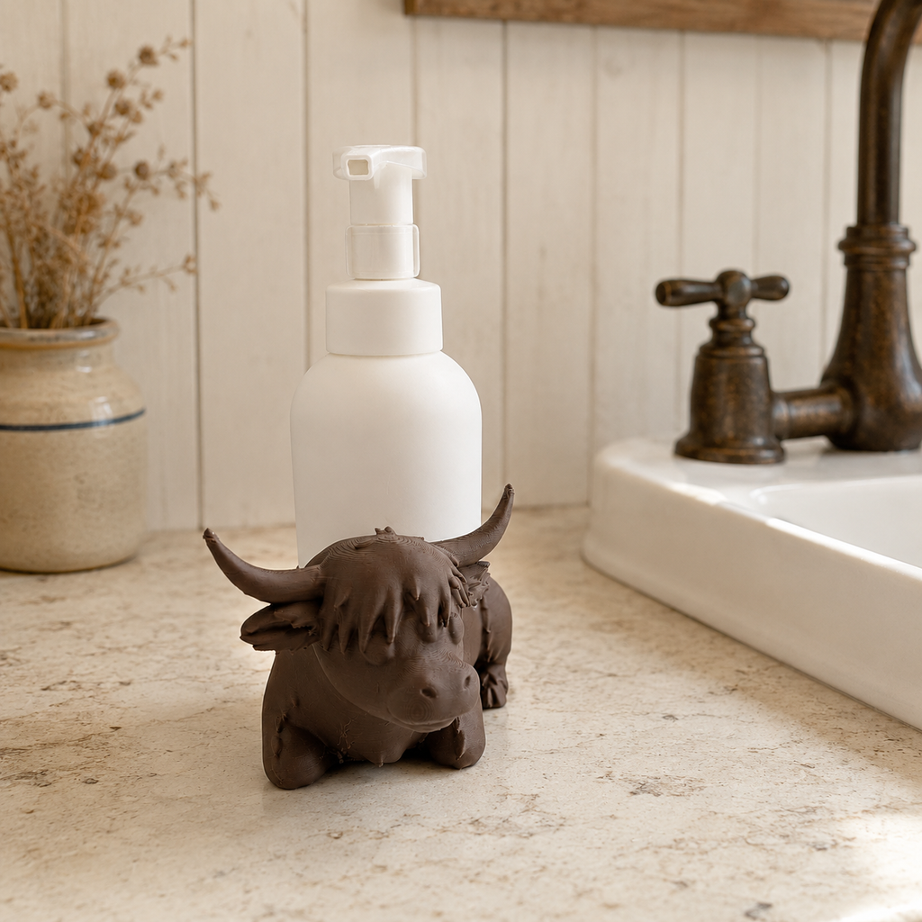 Highland Cow Universal Soap Holder - Winsome Farm