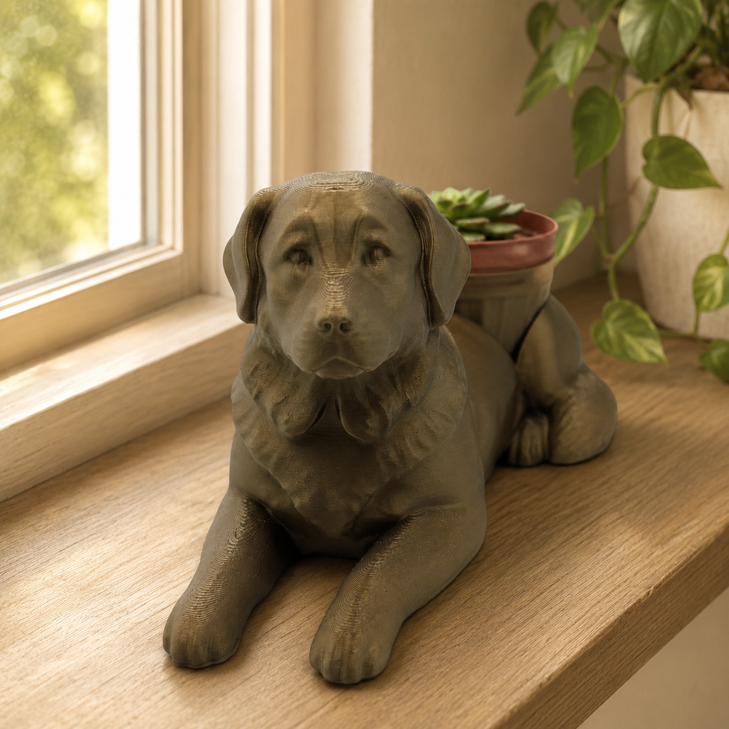 Bernese Mountain Dog Planter - Winsome Wags