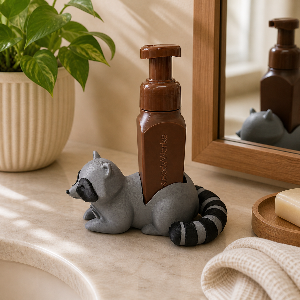 Raccoon Soap Holder - Bath & Body Works Holder - Winsome Wildlife