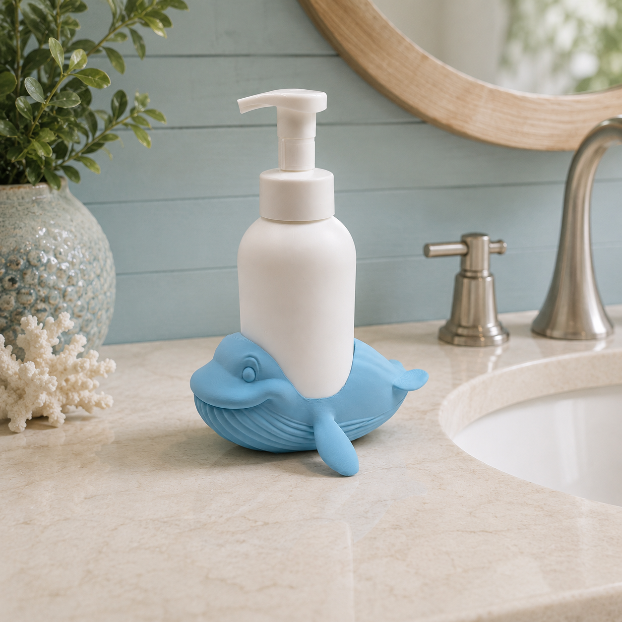 Whale Universal Soap Holder - Winsome Waters