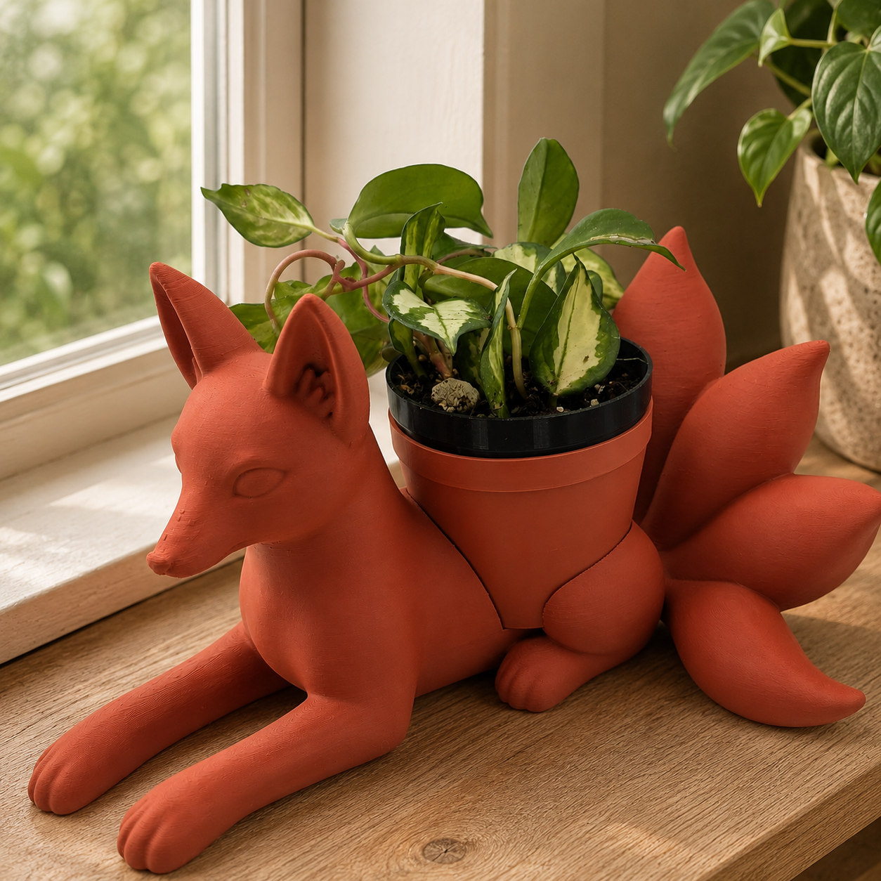 Kitsune - Winsome Whimsy Fantasy Soap Dispenser Holder