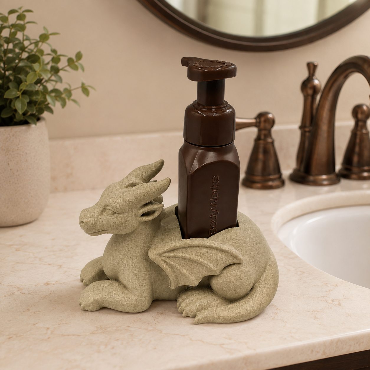 Dragon - Winsome Whimsy Fantasy Soap Dispenser Holder
