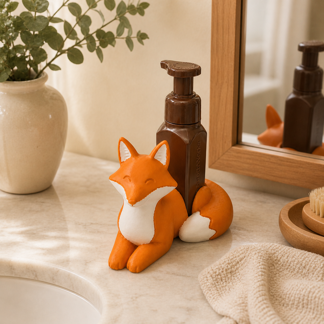 Fox Soap Holder - Bath & Body Works Holder - Winsome Wildlife