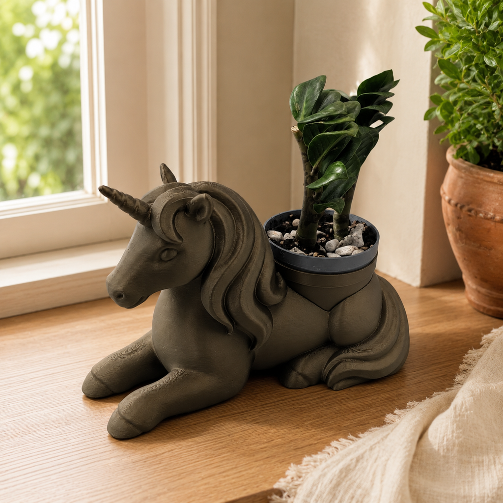 Unicorn Planter - Winsome Whimsy Fantasy Planter