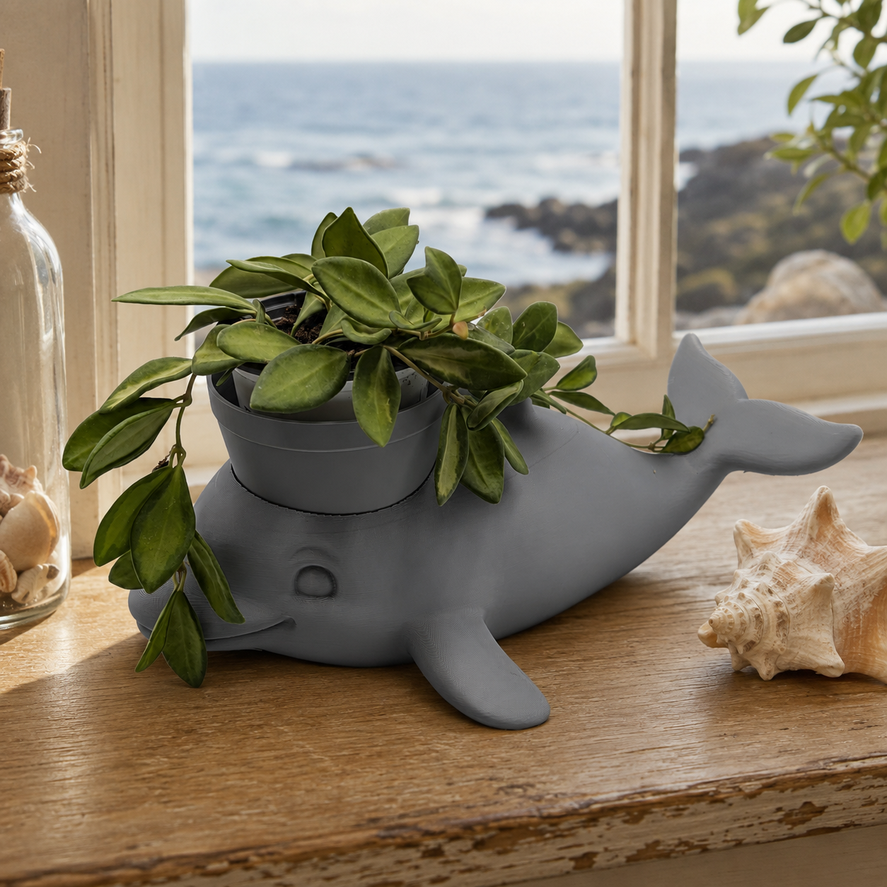 Dolphin Planter - Winsome Waters Planter