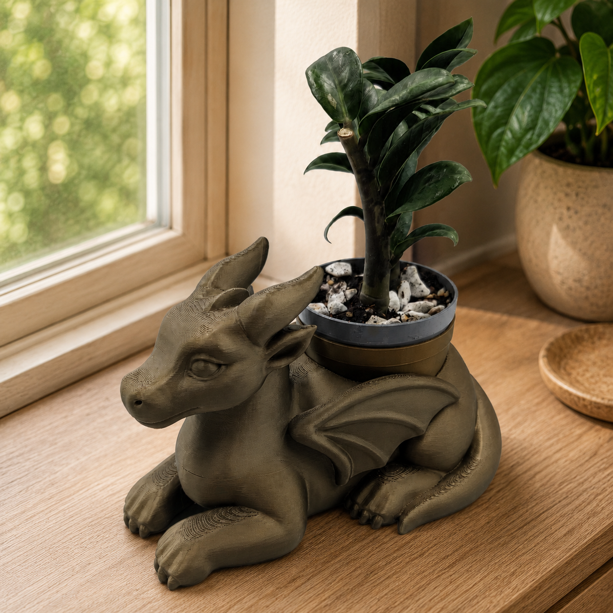 Dragon Planter - Winsome Whimsy Fantasy Planter