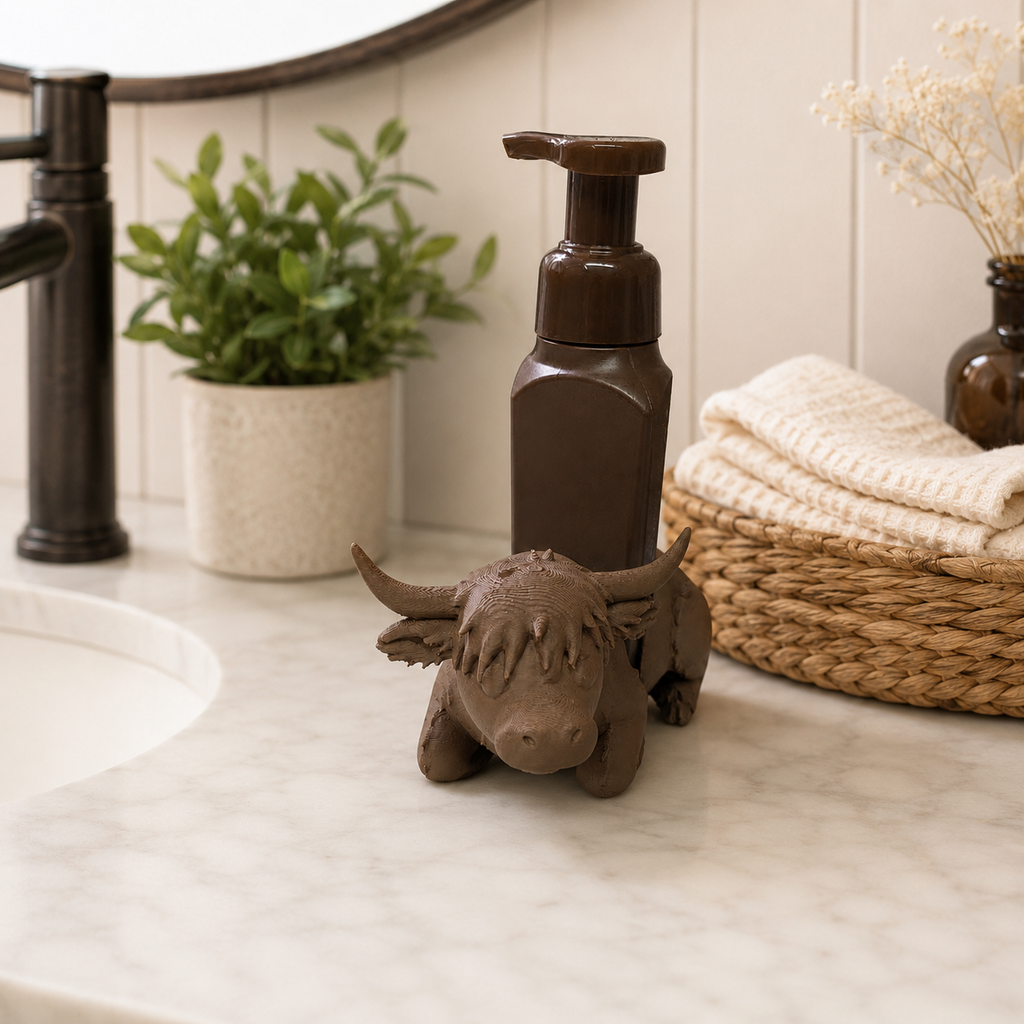 Highland Cow Soap Holder - Bath & Body Works Holder - Winsome Farm