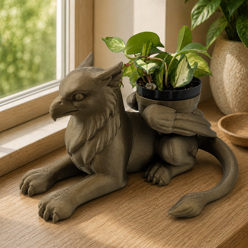 Griffin Planter - Winsome Whimsy Fantasy Planter