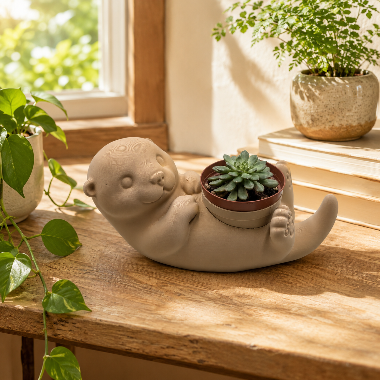 Otter Planter - Winsome Waters Planters