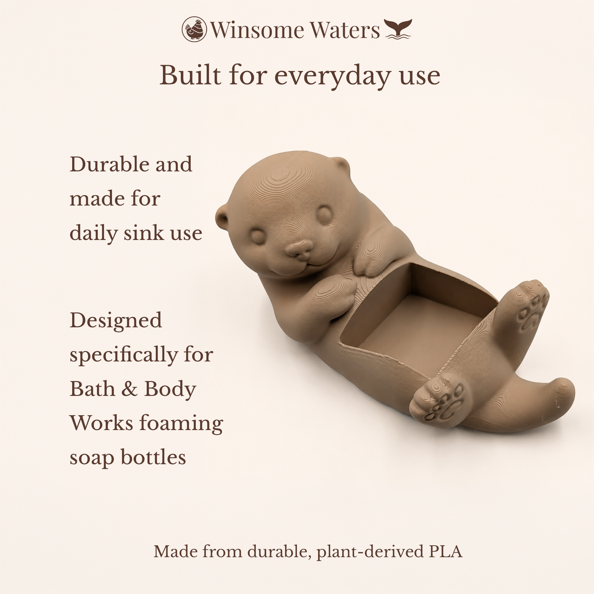 Otter - Winsome Waters Soap Dispenser Holder